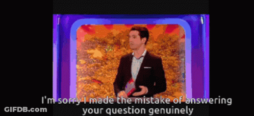 Man In Suit: I'm Sorry I Made The Mistake GIF