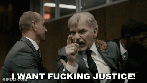 Man In Suit I Want Fucking Justice GIF