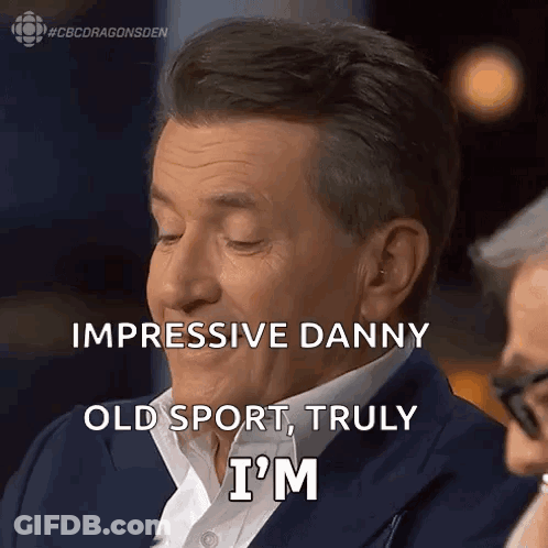 Man In Suit Impressive Danny Old Sport Truly I'm GIF