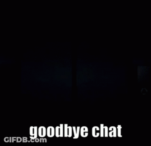 Man In Suit In Elevator With Goodbye Chat GIF