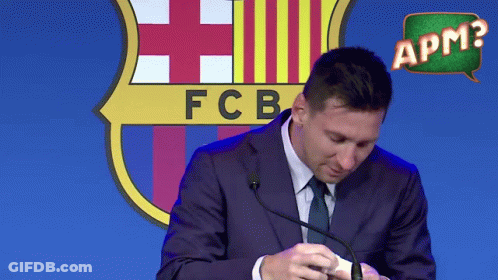 Man In Suit In Front Of FCB Emblem GIF