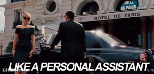Man In Suit In Front Of Hotel De Paris GIF