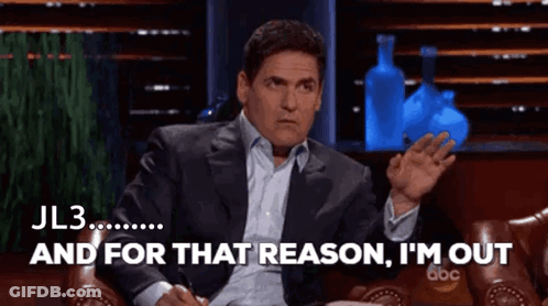 Man In Suit Jl3 For That Reason I'm Out GIF