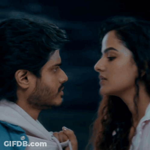 Man In Suit Kissing Woman On Forehead GIF