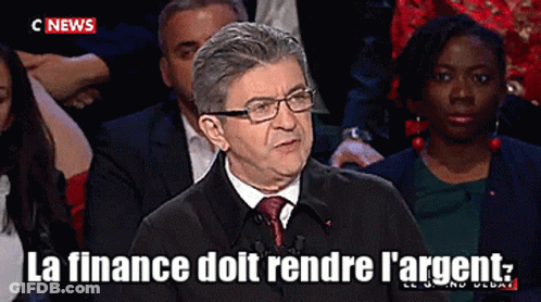 Man In Suit: La Finance Doit Rendre L'argent GIF