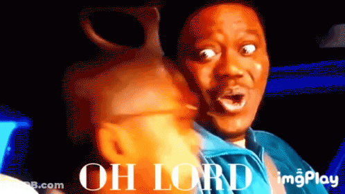 Man In Suit Laughing At Fox Advertisement GIF