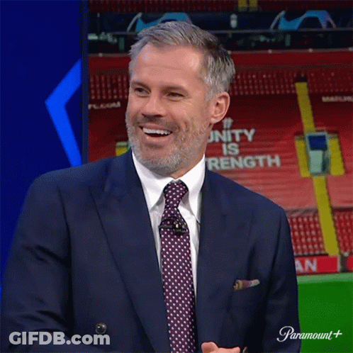 Man In Suit Laughing At Unity Sign GIF
