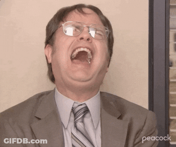 Man In Suit Laughing Muahahaha GIF