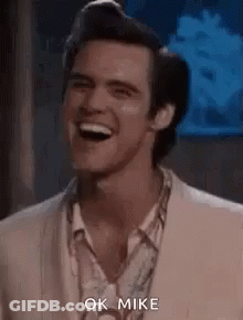 Man In Suit Laughing Ok Mike GIF
