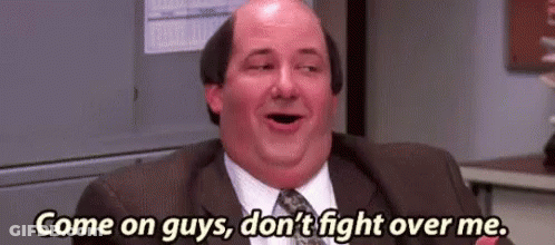 Man In Suit Laughing Saying Come On Guys GIF