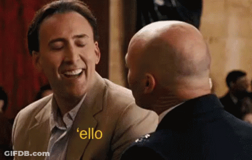 Man In Suit Laughing Talking To Another Man In Suit GIF