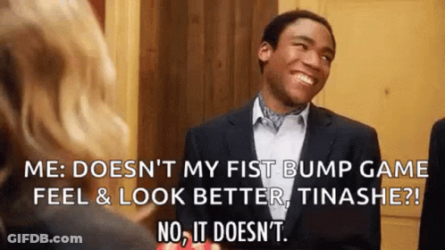 Man In Suit Laughing Talking To Woman GIF