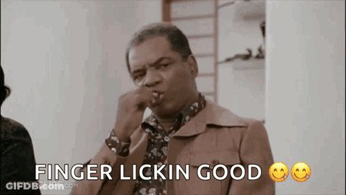 Man In Suit Licking Fingers Finger Licking Good GIF