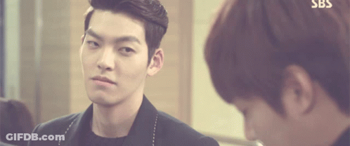 Man In Suit Looking At Another Man In SBS Advertisement GIF