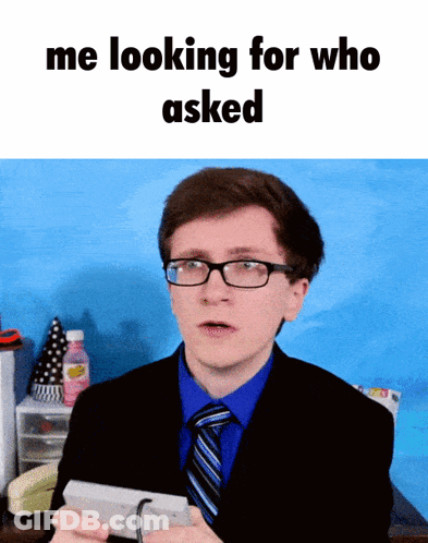 Man In Suit Looking For Someone GIF