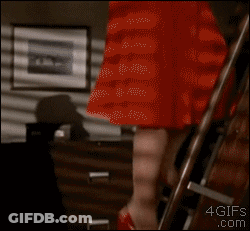 Man In Suit Looking Up At Thanks GIF