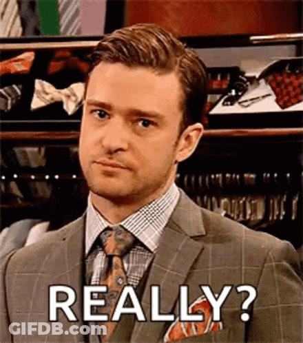 Man In Suit Making Face GIF