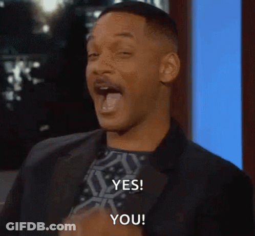 Man In Suit Making Face Saying Yes GIF