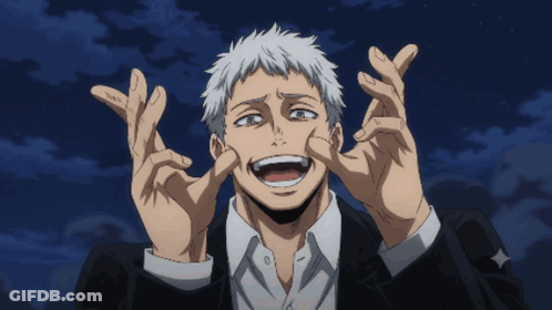 Man In Suit Making Funny Face GIF