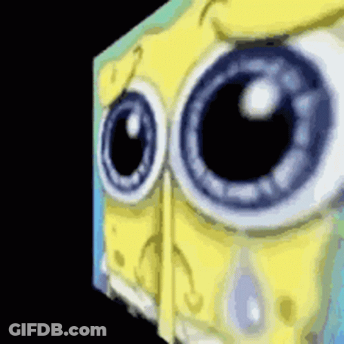 Man In Suit Making Funny Face At Woman GIF