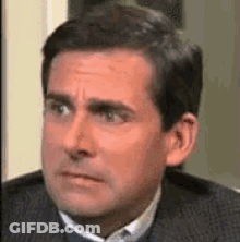 Man In Suit Making Funny Face GIF