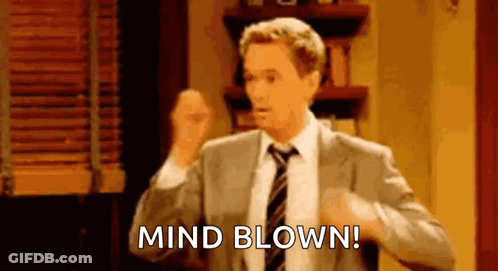 Man In Suit Making Funny Face Saying Mind Blown GIF