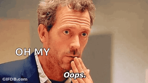 Man In Suit Making Funny Face Saying Oh My Oops GIF