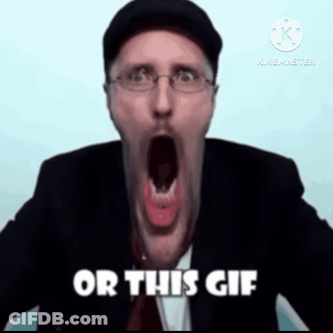 Man In Suit Making Funny Face Saying Or This GIF