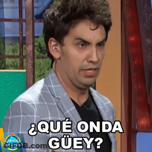 Man In Suit Making Funny Face Saying Que Onda Guey GIF