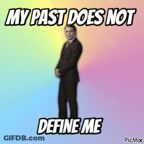 Man In Suit My Past Does Not Define Me GIF