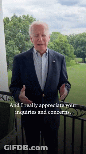 Man In Suit On Balcony And I Really Appreciate Your Inquiries And Concerns GIF
