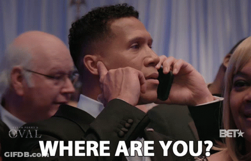 Man In Suit On Phone Where Are You GIF