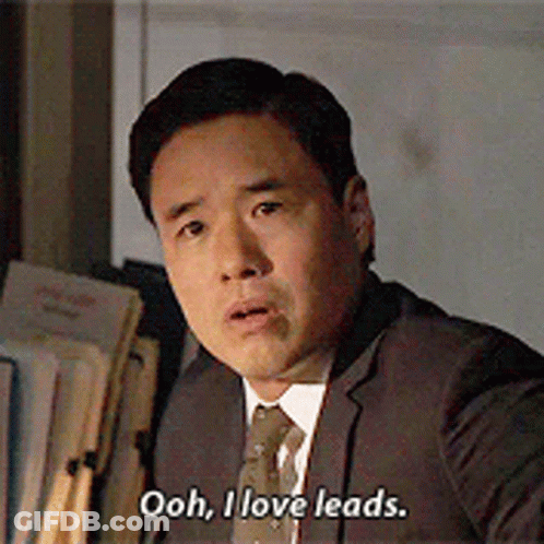 Man In Suit Ooh I Love Leads GIF