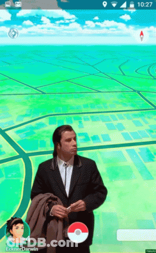 Man In Suit Playing Game 10:27 GIF