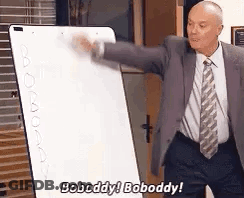 Man In Suit Pointing And Saying Boboddy GIF