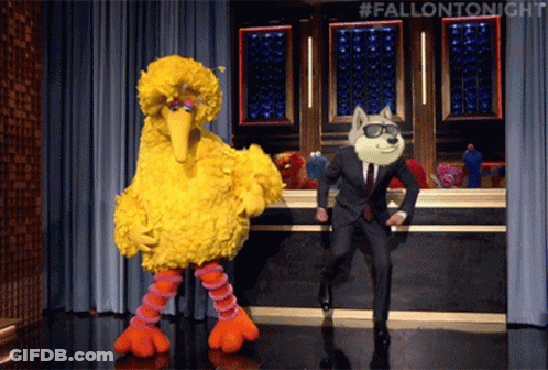 Man In Suit Pointing At Another Man GIF