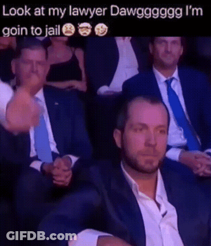 Man In Suit Pointing At Another Man In Suit GIF