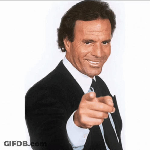 Man In Suit Pointing At Camera Eso No Pasara GIF