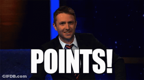 Man In Suit Pointing At Points GIF