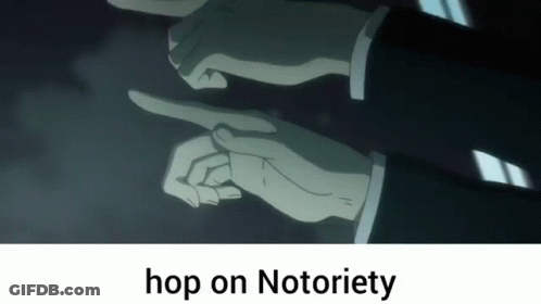 Man In Suit Pointing Hop On Notoriety GIF