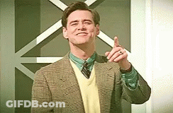 Man In Suit Pointing Up GIF