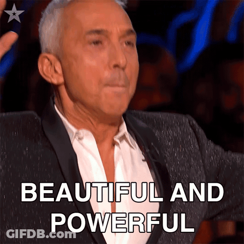 Man In Suit Saying Beautiful And Powerful GIF