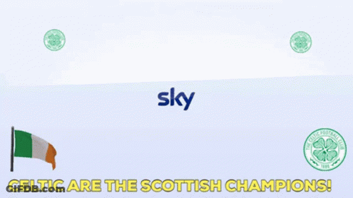 Man In Suit Saying Celtic Are Scottish Champions GIF