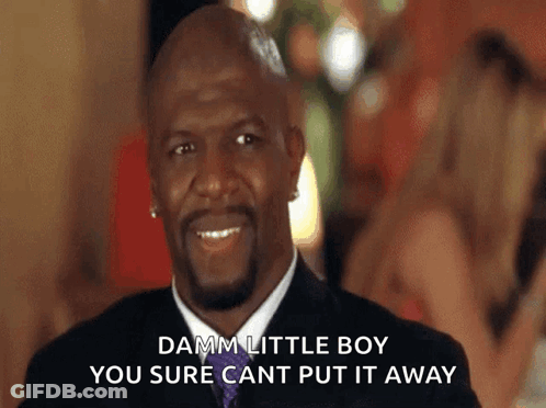 Man In Suit Saying Damm Little Boy GIF
