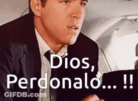 Man In Suit Saying Dios Perdondalo GIF
