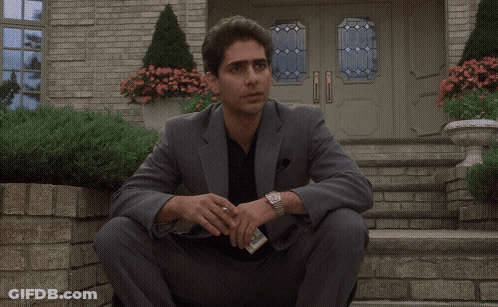 Man In Suit Saying Don't Work Yourself Up GIF