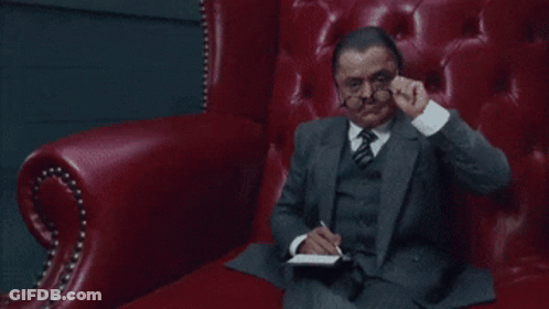 Man In Suit Saying Don't Worry This Is A Safe Place GIF