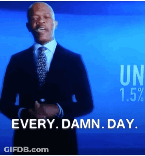Man In Suit Saying Every Damn Day GIF