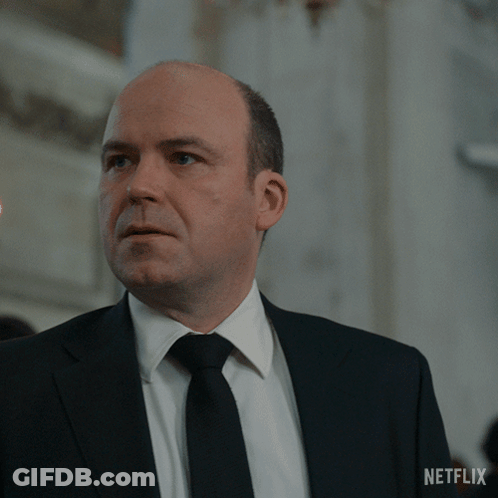 Man In Suit Saying Excuse Me GIF