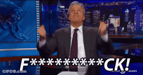 Man In Suit Saying F*ck GIF